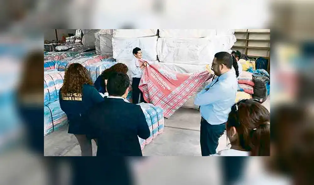 Fiscalía pide ampliar plazo a 8 meses para investigar el caso de las frazadas en Moquegua