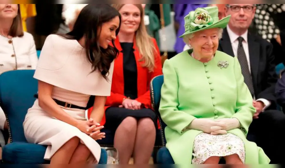 Meghan Markle hace desaire a la reina Isabel II por el nacimiento de su primogénito