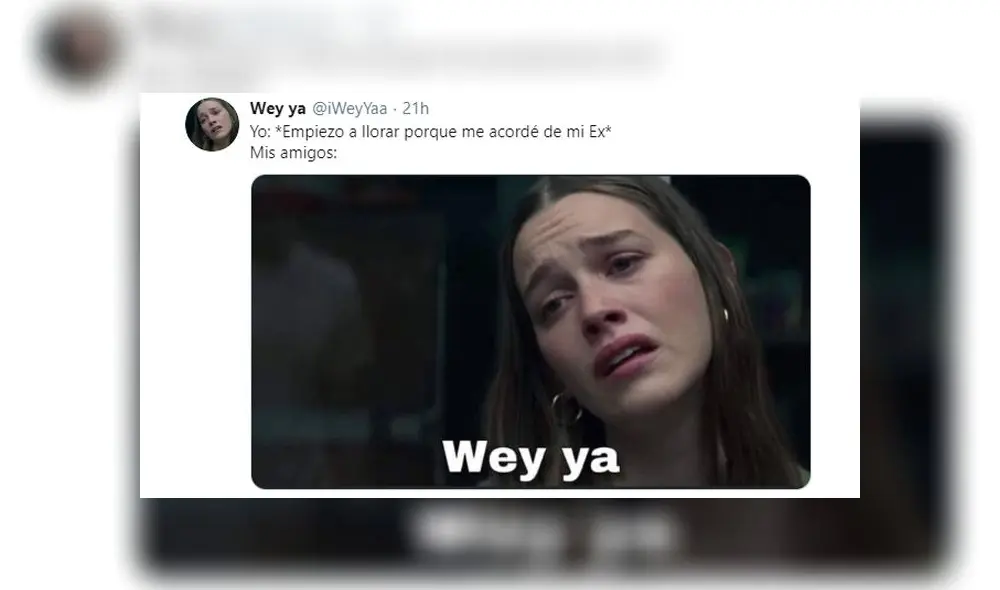 El nuevo meme “Wey ya” extraído de la serie de Netflix “You” y que están siendo viralizados prácticamente en todas las redes sociales.