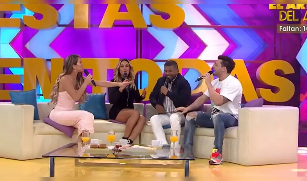 ¿Nicola Porcella se puso nervioso por beso de Angie Arizaga? ¿Nicola Porcella se puso nervioso por beso de Angie Arizaga?