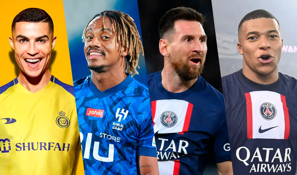 Cristiano Ronaldo podría tener su último enfrentamiento contra Lionel Messi y tendría de compañero a André Carrillo. Foto: composición LR/Fabrizio Romano/Al Hilal/AFP