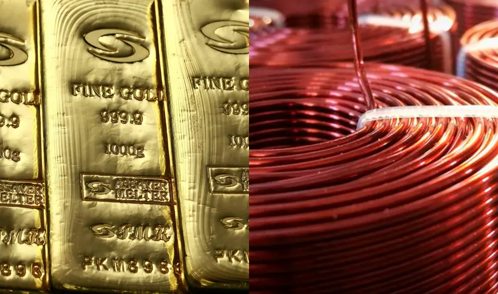 Oro y cobre. Oro y cobre.