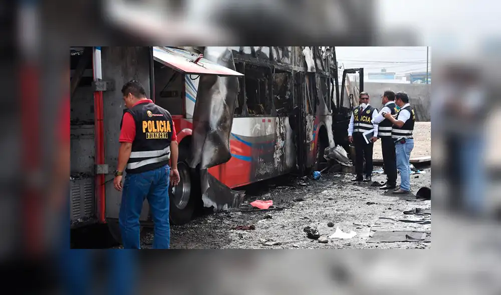 Incendio de bus en Fiori: se registraron 17 personas fallecidas 