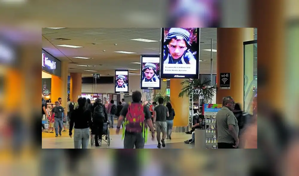 Jorge Chávez: fotografías de menores desaparecidos serán difundidas en aeropuerto Jorge Chávez: fotografías de menores desaparecidos serán difundidas en aeropuerto