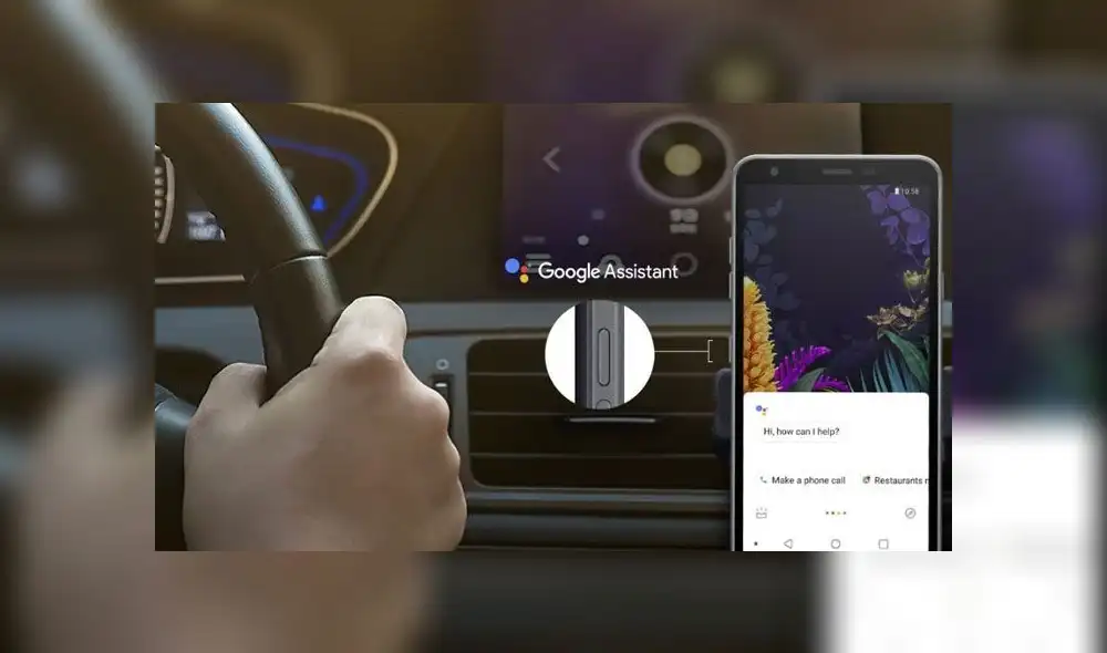 LG K20 tiene botón de acceso directo a Google Assistant.