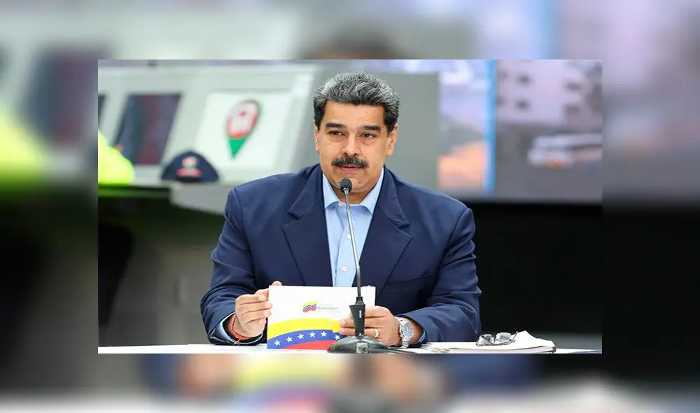 Para Nicolás Maduro el nuevo coronavirus puede ser un "arma de guerra" también contra los pueblos del mundo. Foto: Prensa de Miraflores (EFE)