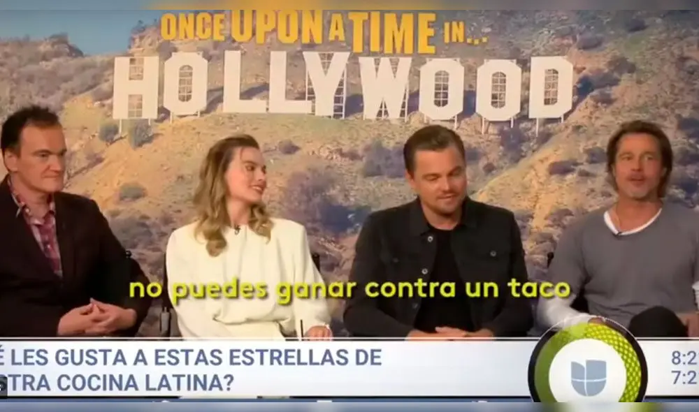 Brad Pitt y Leonardo DiCaprio confiesan su amor por la comida latina 