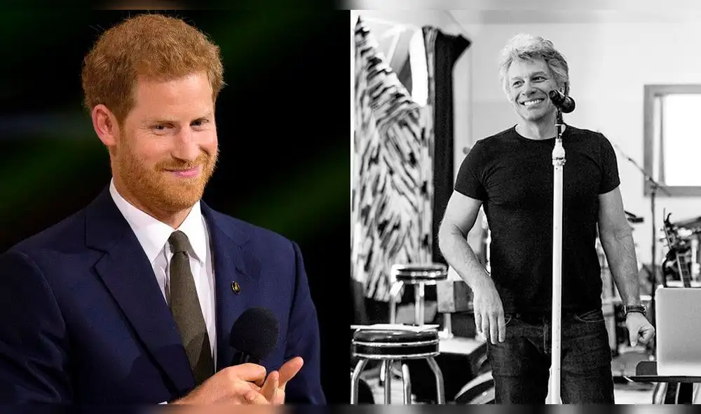 Príncipe Harry y Jon Bon Jovi se reunirán mientras él graba la canción "Unbroken ". Foto: Instagram