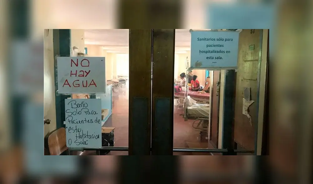 Los hospitales en Venezuela están prácticamente abandonados por el régimen de Nicolás Maduro. Foto: Difusión