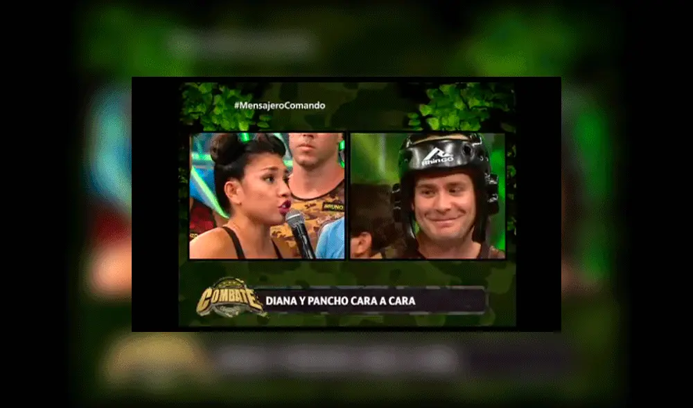 Combate Comando: Pancho Rodríguez intentó dejar mal parada a Diana Sánchez, pero ella reveló su secreto | VIDEO