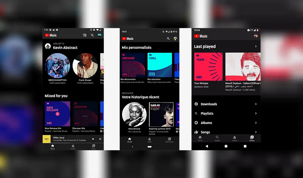 Llegan nuevas playlist a YouTube Music.