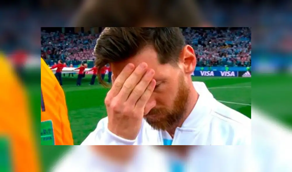 El gesto de Messi en el himno argentino que sigue causando polémica en el mundo [VIDEO]