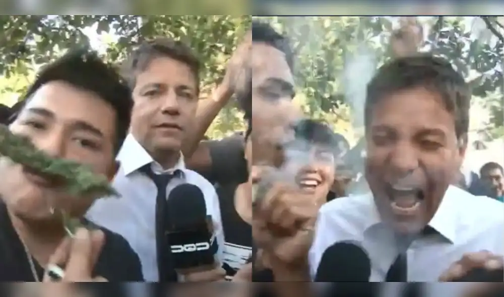 Facebook: periodista asistió a marcha para legalizar la marihuana y ocurrió lo inesperado