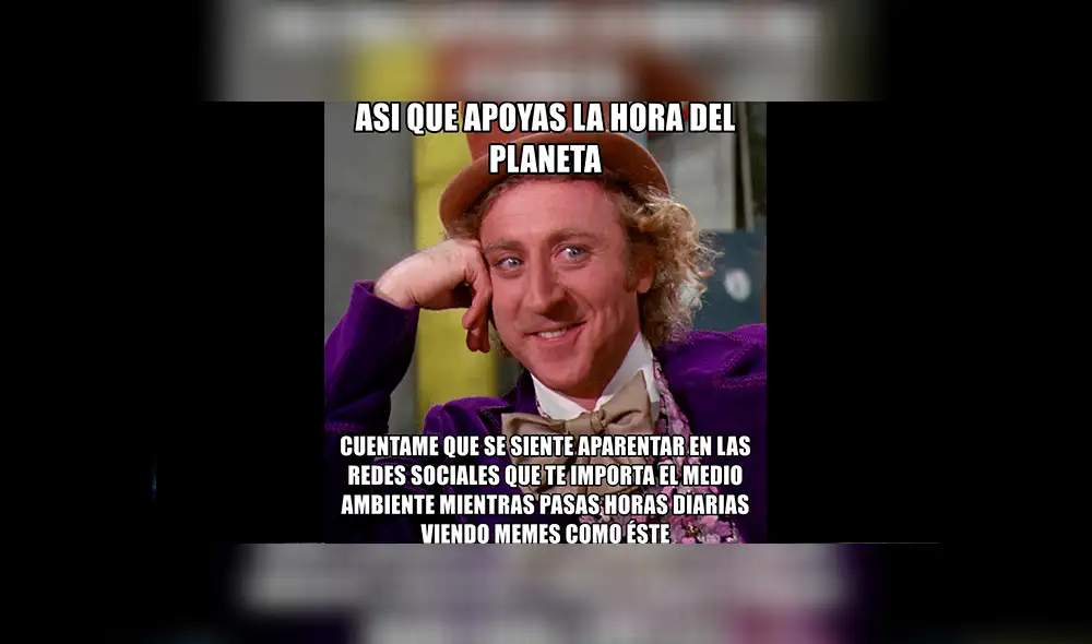 Facebook: Usuarios celebran con hilarantes memes la Hora del Planeta [FOTO]