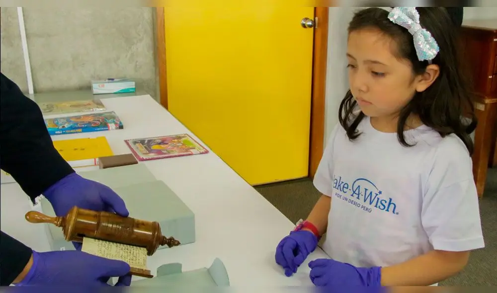 Biblioteca Nacional hace realidad el sueño de niña que lucha contra el cáncer