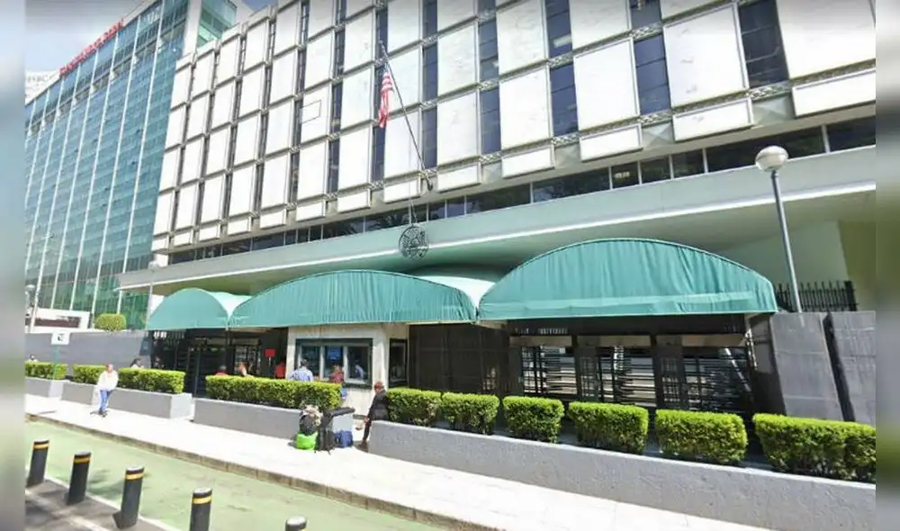 La Embajada de Estados Unidos se encuentra ubicada en la Ciudad de México. (Foto: Google Maps) La Embajada de Estados Unidos se encuentra ubicada en la Ciudad de México. (Foto: Google Maps)