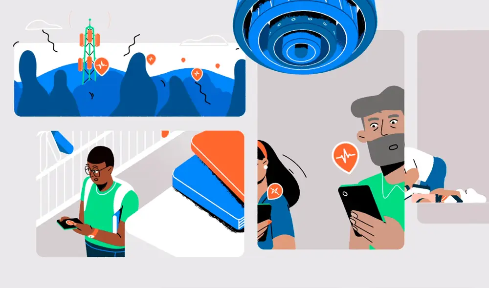 Así funcionará el sistema de alertas de sismos en Android. | Foto: Google