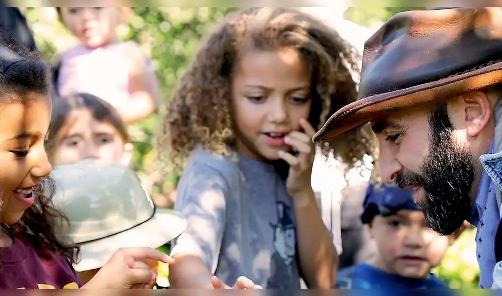 Kim Kardashian deja jugar a sus hijos con animales salvajes. Foto: Instagram