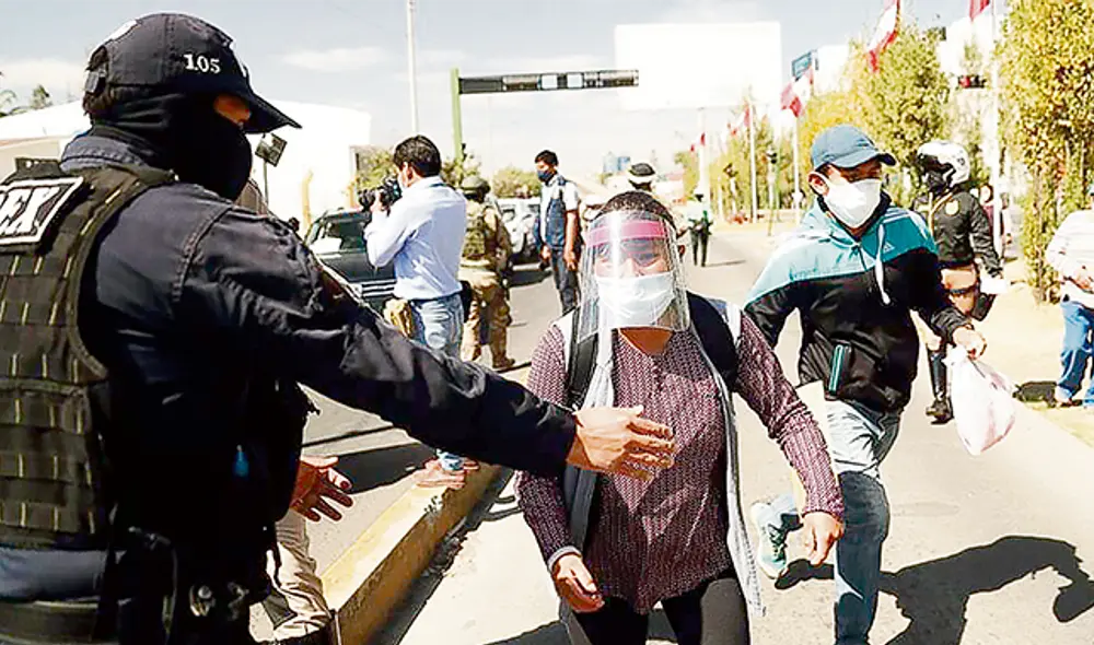 Valiente. Celia Capira simboliza el drama de muchas familias. Foto: Oswald Charca.