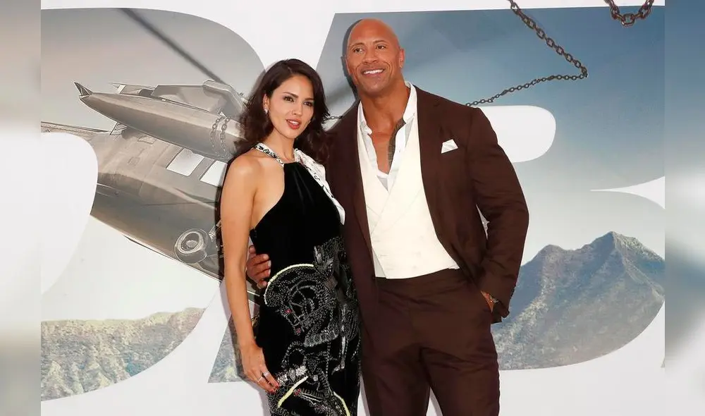 Eiza González y Dwayne Johnson
