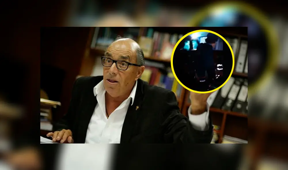 Seguimiento de Edwin Donayre fue captado en un vídeo. Foto: Captura/La República Seguimiento de Edwin Donayre fue captado en un vídeo. Foto: Captura/La República