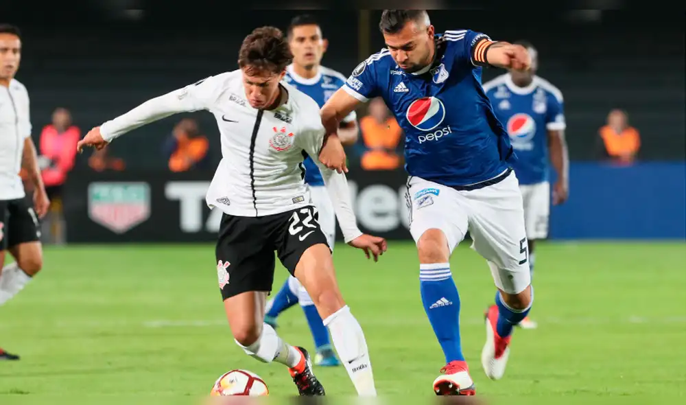 Millonarios y Corinthians no se sacaron ventaja por la Copa Libertadores [RESUMEN]