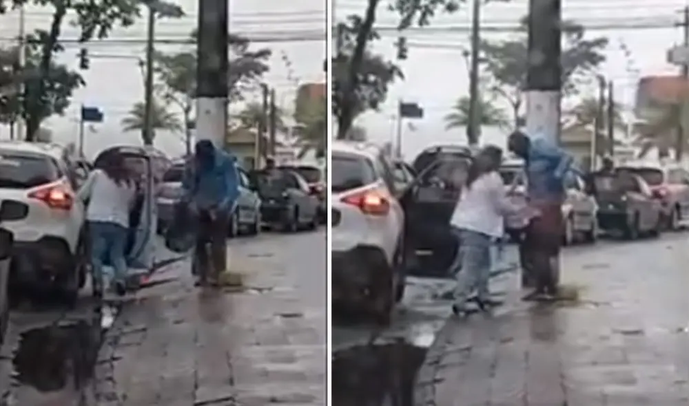 Desliza las imágenes para ver más detalles sobre esta emotiva escena ocurrida en Brasil. (Foto: captura / YouTube) Desliza las imágenes para ver más detalles sobre esta emotiva escena ocurrida en Brasil. (Foto: captura / YouTube)