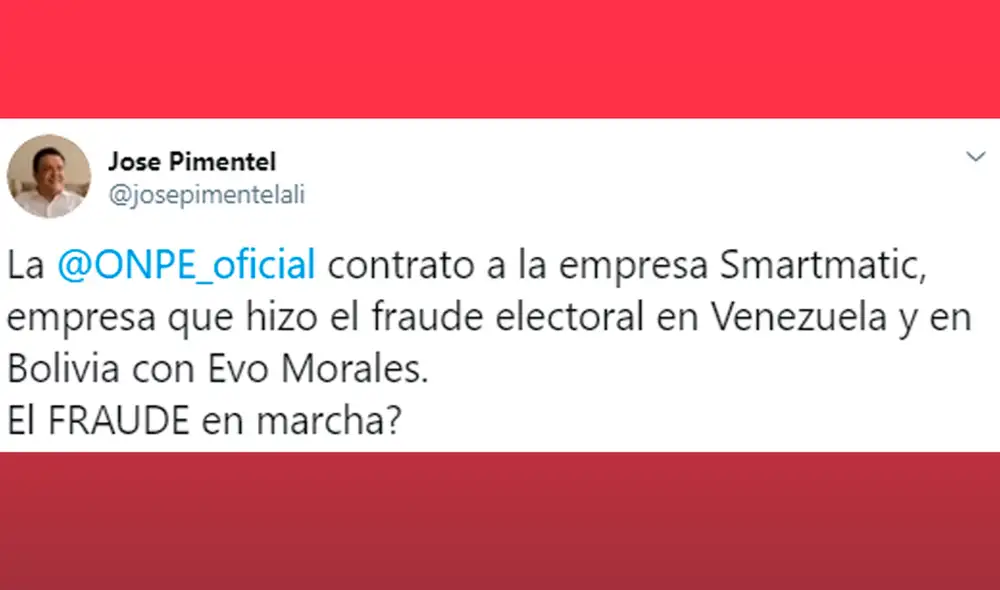 Elecciones 2020: Smartmatic no fue contratada para voto electrónico