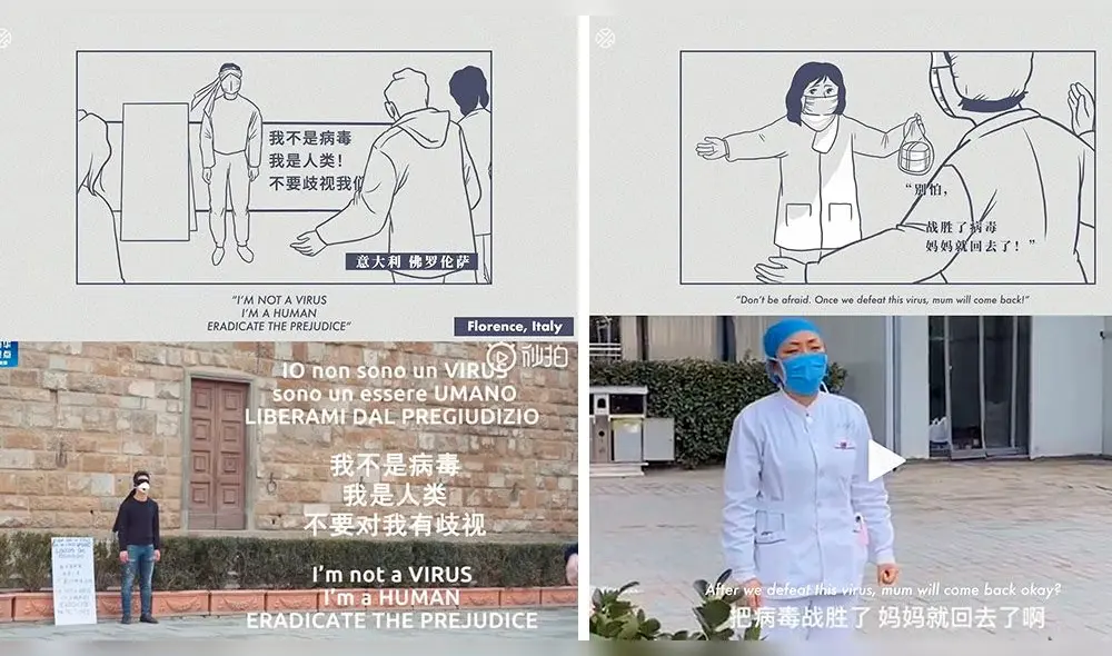 El video musical refleja escenas virales de lo que vive China tras el brote de Coronavirus.