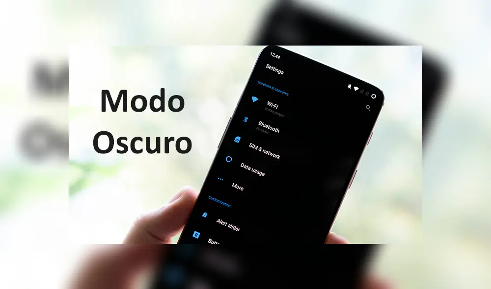 Smartphones Aplicaciones Modo Oscuro
