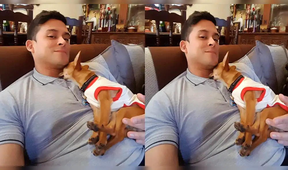 Christian Domínguez asegura ser un buen padre y "chochera de sus hijos"