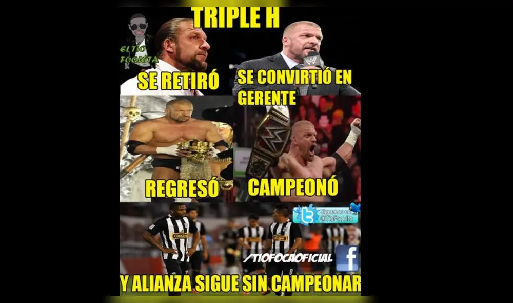 Facebook: los hilarantes memes del triunfo de Triple H sobre The Undertaker