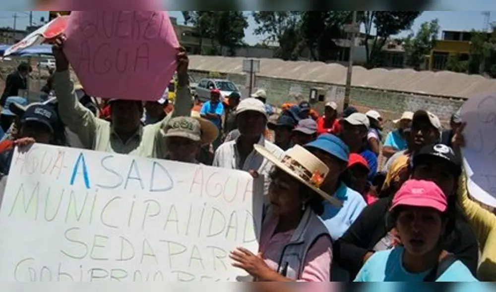 Arequipa: En Mollendo denunciarán a Sedapar por sorpresivo corte de agua