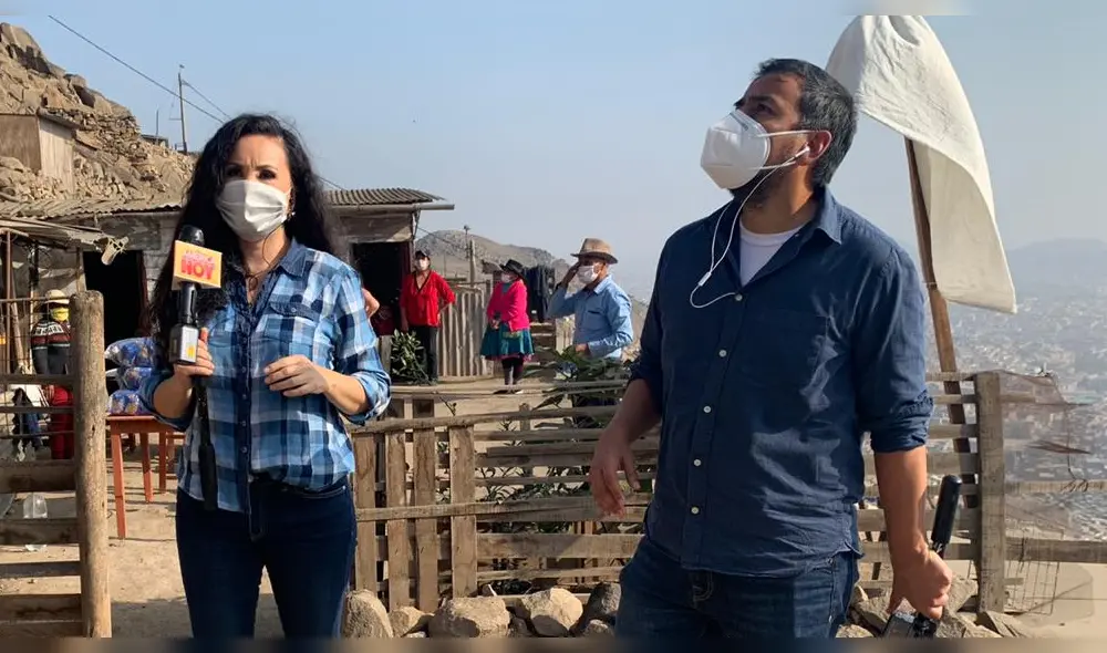 Janet Barboza se une al equipo de América Hoy para llevar donativos al centro poblado "El Paraíso" de San juan de Lurigancho | Foto: Difusión Janet Barboza se une al equipo de América Hoy para llevar donativos al centro poblado "El Paraíso" de San juan de Lurigancho | Foto: Difusión