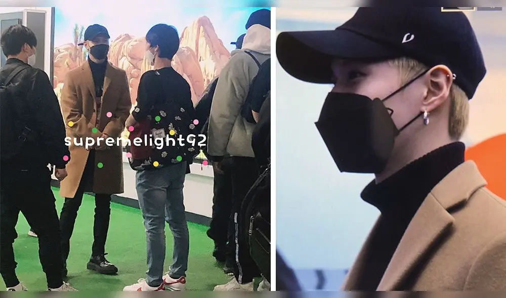 Taemin en el aeropuerto de CDMX.