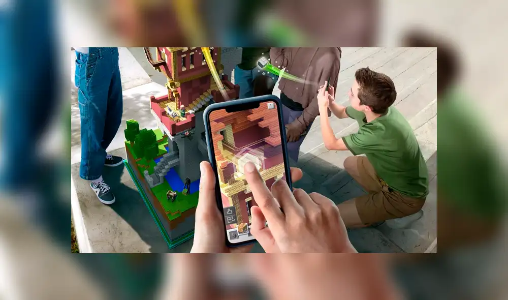 Minecraft Earth: El nuevo 'Pokémon GO' que permite construir en la vida real [VIDEO]