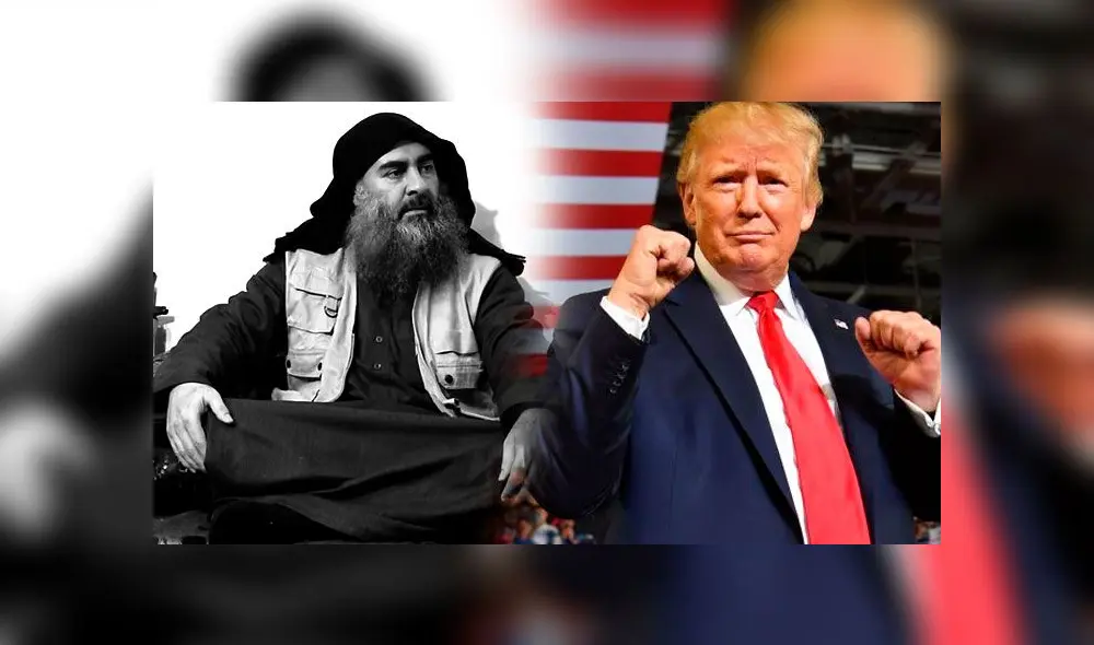 El presidente de los Estados Unidos confirmó la muerte de Abu Bakr al-Baghdadi, líder de EI. Foto: composición El presidente de los Estados Unidos confirmó la muerte de Abu Bakr al-Baghdadi, líder de EI. Foto: composición