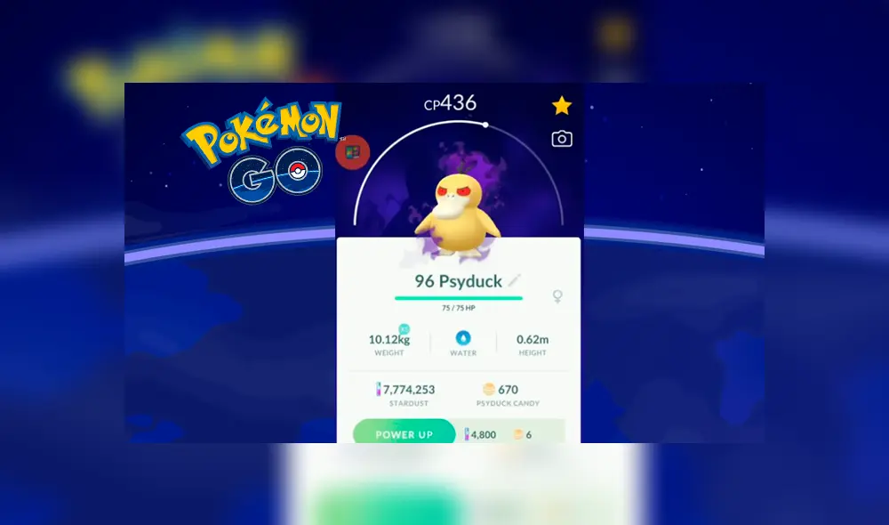 Los Pokémon oscuros se verán así en Pokémon GO.