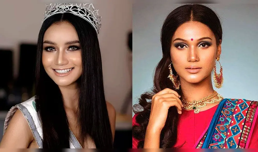 Samnang Alyna y Shirin Akter Shela son Miss Camboya y Miss Bangladesh 2019. Samnang Alyna y Shirin Akter Shela son Miss Camboya y Miss Bangladesh 2019.