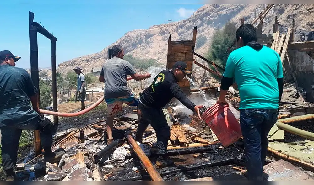 Piura: incendios reducen a cenizas  dos viviendas