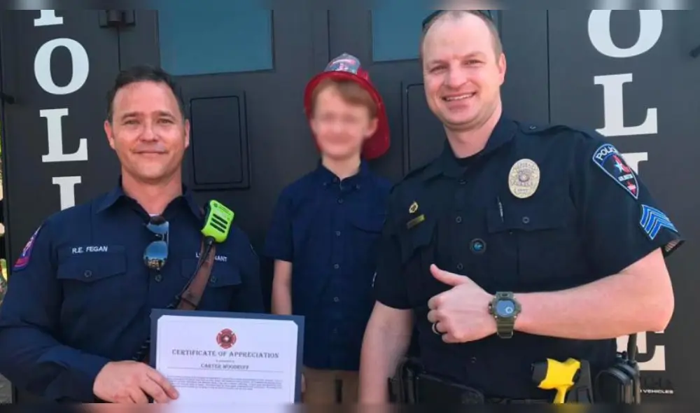 La rápida respuesta del menor de seis años le salvó la vida a su hermanita de dos. (Foto: Univisión) La rápida respuesta del menor de seis años le salvó la vida a su hermanita de dos. (Foto: Univisión)