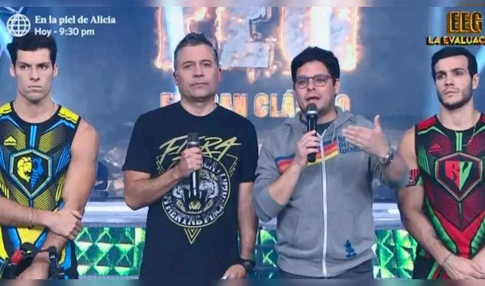 Gian Piero Díaz y Mathías Brivio en Esto es Guerra Gian Piero Díaz y Mathías Brivio en Esto es Guerra