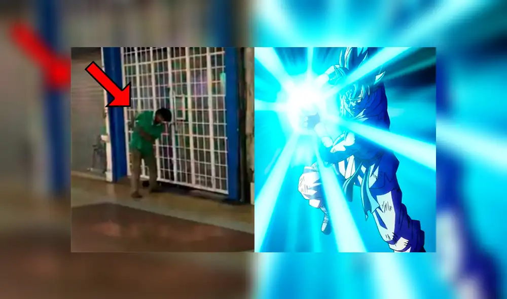 Un chico fanático de Dragon Ball Super tomó unas copas de más y protagonizó una divertida escena.