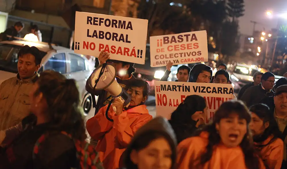 Mineros exigen la liberación de sus dirigentes [FOTOS]
