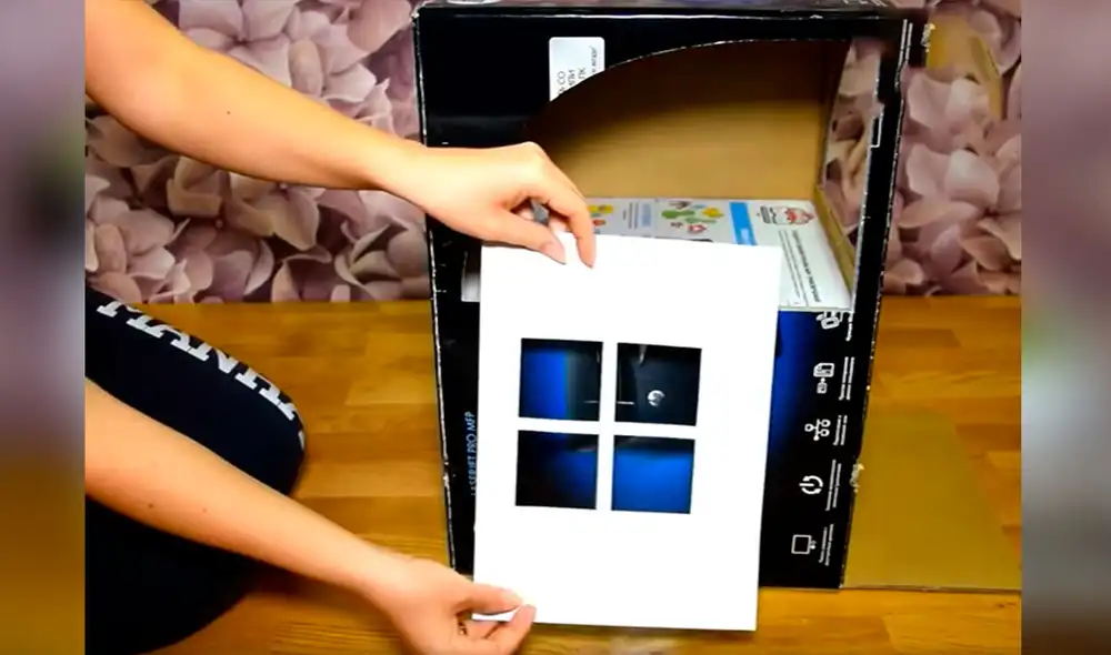 Desliza las imágenes para observar el trabajo de una joven para armar una casa propia para su gato. Foto: captura de YouTube