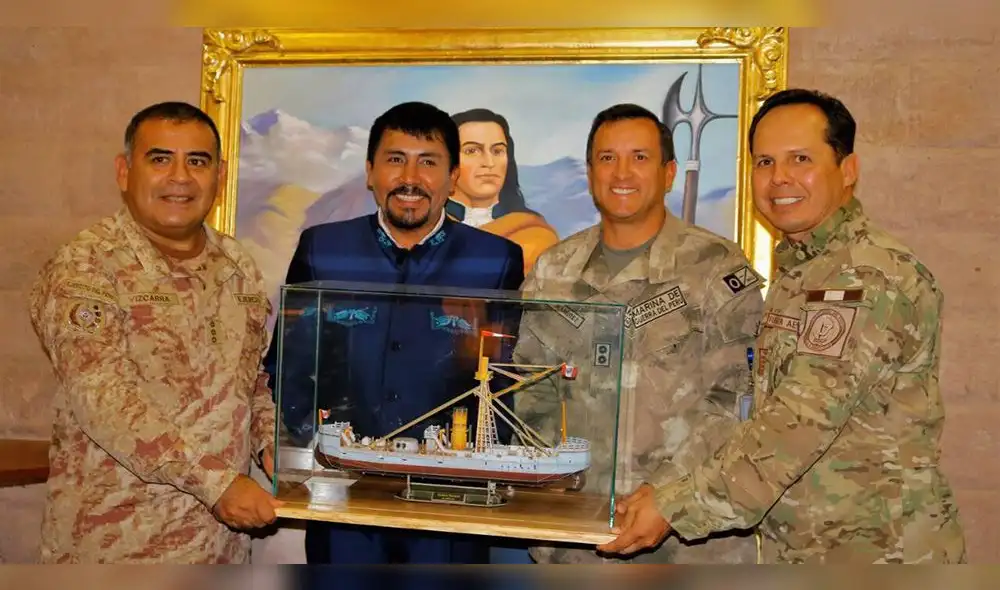 La réplica del Huáscar: el proyecto en el que insiste Elmer Cáceres Llica en plena pandemia  