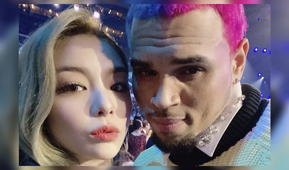 Chris Brown le dice "trillada" a Ailee tras polémica por la foto que se tomaron en los Grammy 2020.