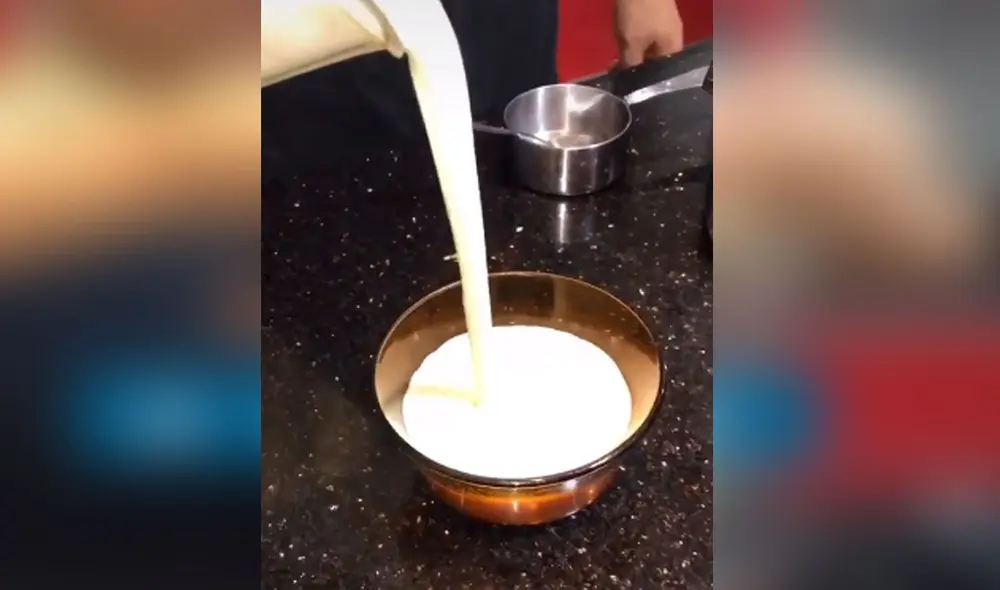 El cocinero peruano sorprendió con el simple tutorial para prepara la famosa crema. Foto: TikTok