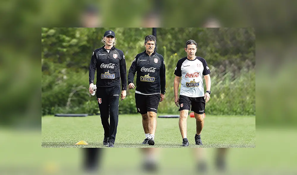 Satisfechos. El comando técnico de la Bicolor confía en que hoy el equipo de todos obtenga un buen resultado.