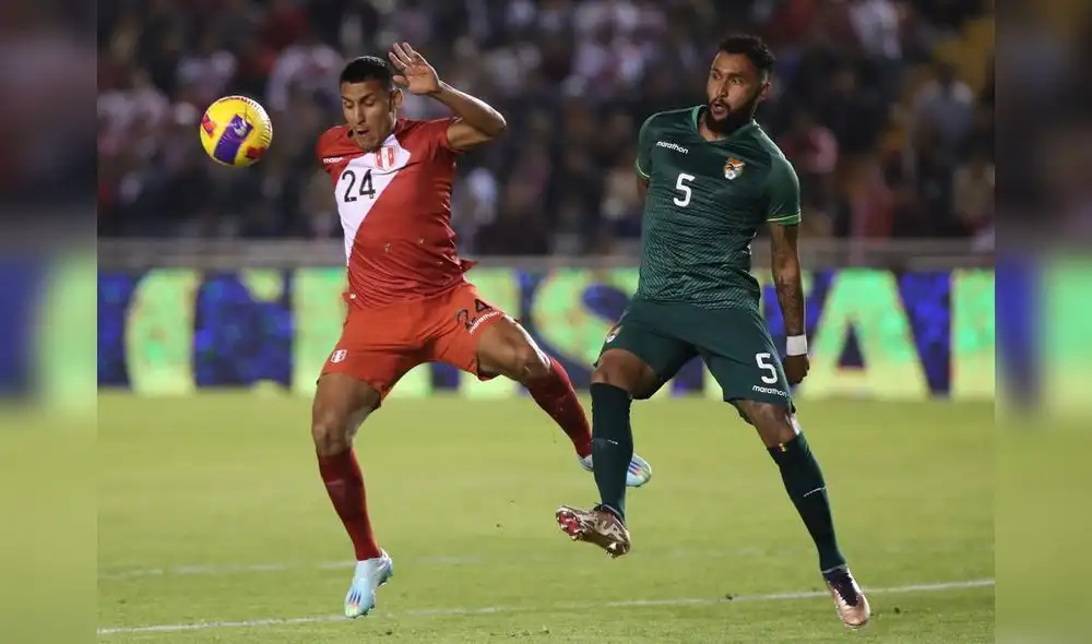 Valera arrancó el amistoso ante Bolivia como titular. Foto: selección peruana/Twitter